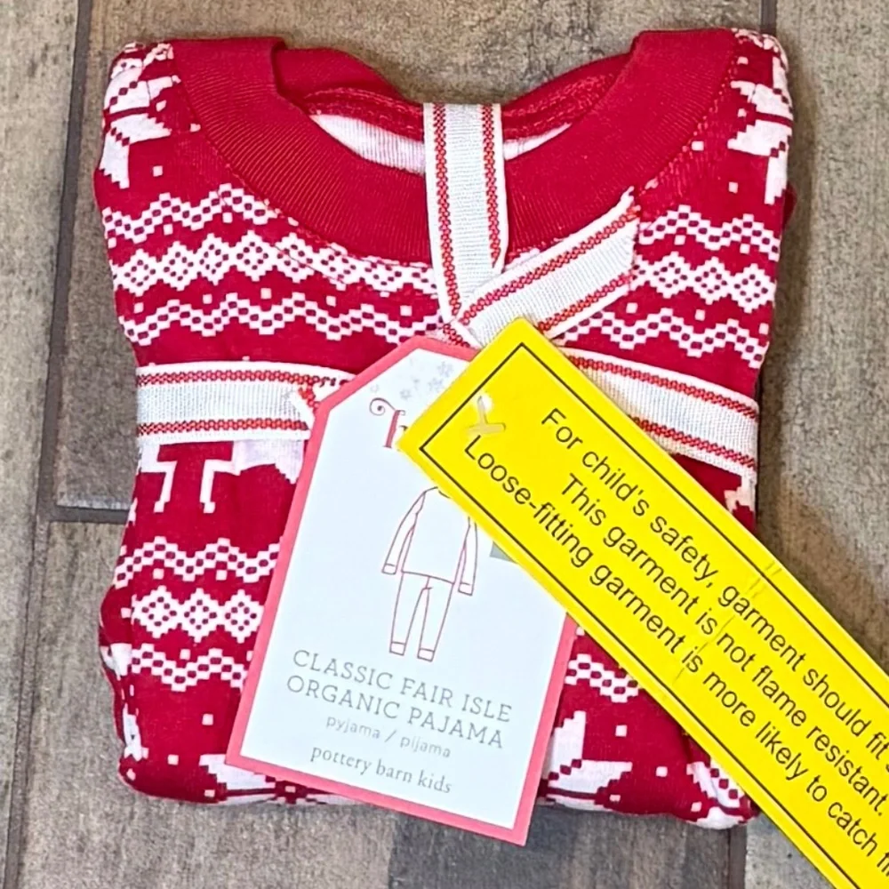 Classic Fair Isle Organic Cotton Pajama Set - PBK
